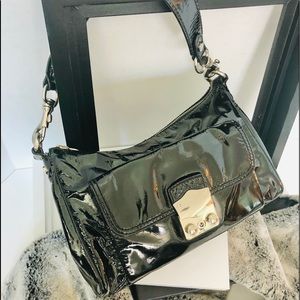 KINTA Patent Leather Hobo Shoulder
